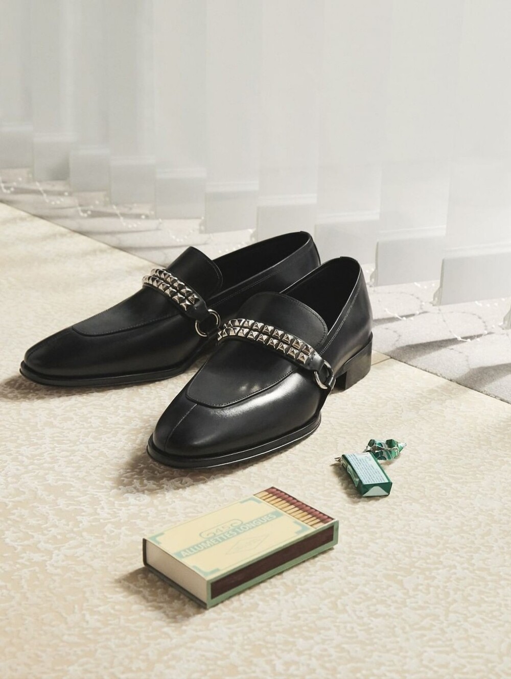 Giuseppe Zanotti Matte Black Shoe Box with Logo